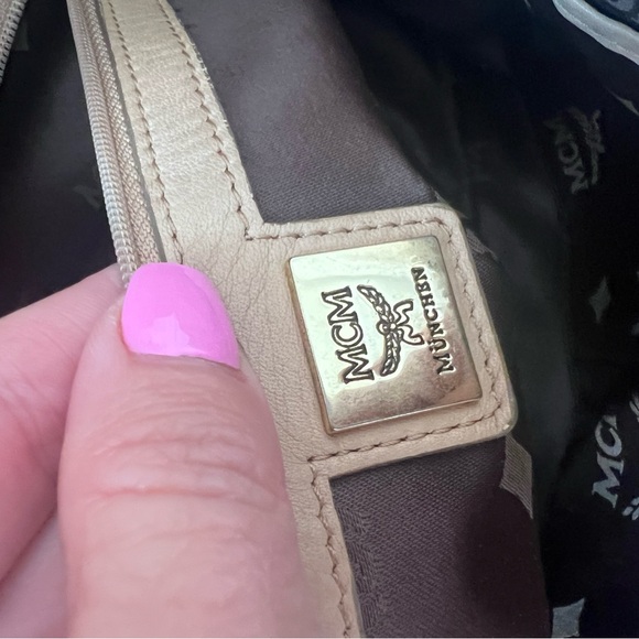 MCM Visetos Leather 2way Shoulder Bag - Picture 11 of 17